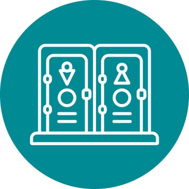 ATM 'de. Web simgesi basit tasarım