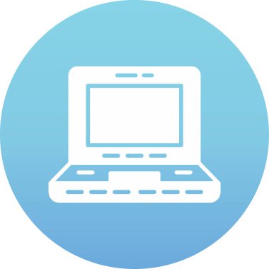 Bilgisayar. Web simgesi basit illüstrasyon