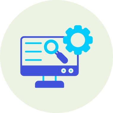 Web simgesi, vektör illüstrasyonu