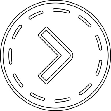 Pusula. Web simgesi basit tasarım