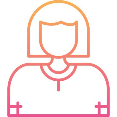 Kadın vektör illüstrasyonu