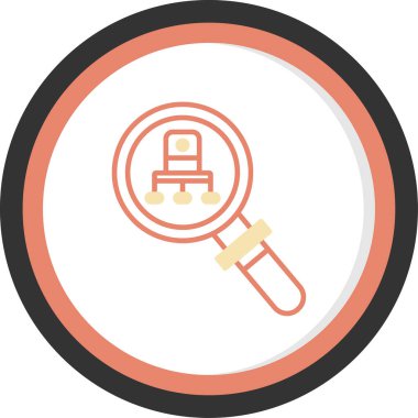 seo modern simgesinin vektör illüstrasyonu