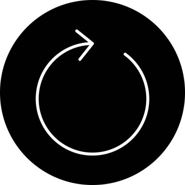 Ok. Web simgesi basit illüstrasyon