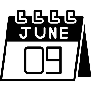 Takvim Kabartma Simgesi Tasarımı