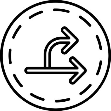 Modern bir simgenin vektör illüstrasyonu