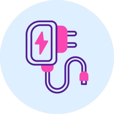 Pil. Web simgesi basit illüstrasyon