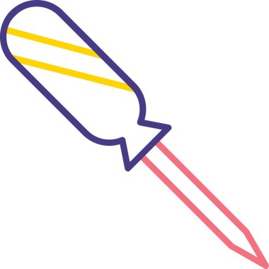 Bir karikatür kaleminin vektör çizimi