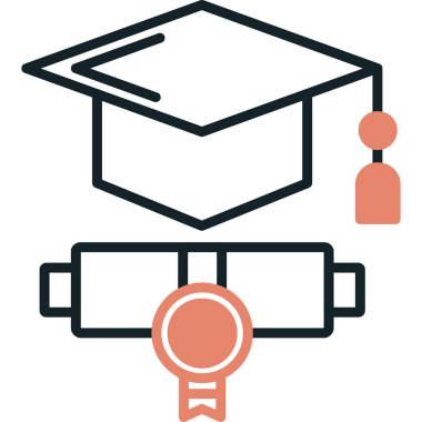 Mezuniyet şapkası Basit tasarım