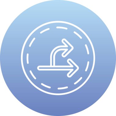 Bisiklet simgesinin vektör illüstrasyonu