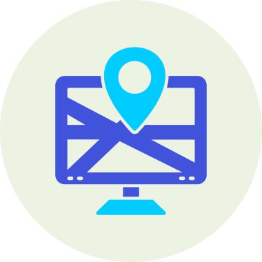 seo modern simgesinin vektör illüstrasyonu