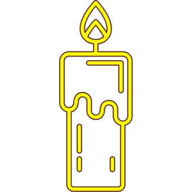 Bir karikatür Noel ağacının vektör çizimi