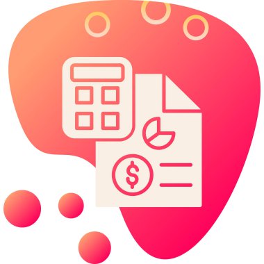 Para için. Web simgesi basit illüstrasyon