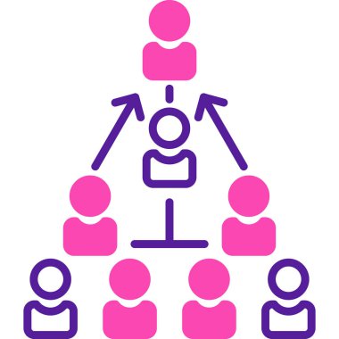 İnsanlar. Web simgesi basit illüstrasyon