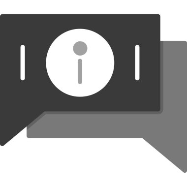 Konuşma baloncuğunun vektör simgesi