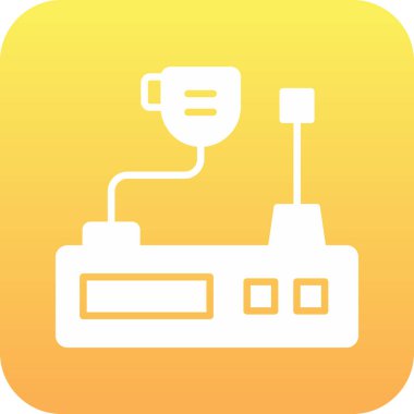 Modern b 'nin vektör illüstrasyonu eksik simgesi