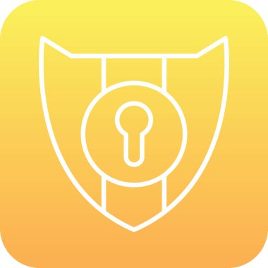 kalkan simgesi, vektör illüstrasyonu