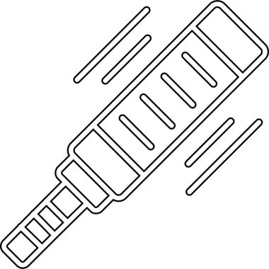 Yapı cetvel simgesi, vektör illüstrasyonu