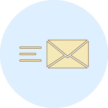 e-posta zarfı simgesi - taslak biçimi