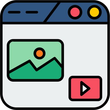 seo modern simgesinin vektör illüstrasyonu