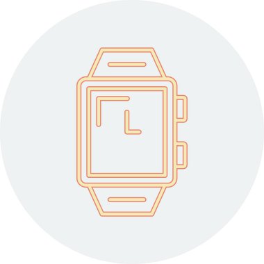 Akıllı saat simgesi. vektör illüstrasyonu