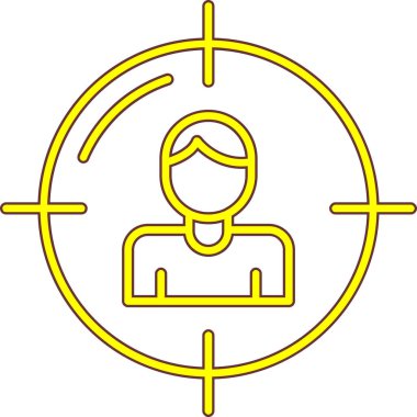 Takım elbiseli bir kadının vektör çizimi