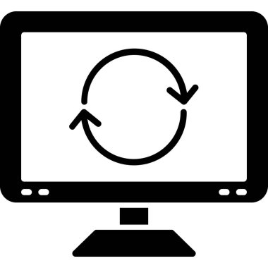 Web tasarım simgesi, basit vektör illüstrasyonu