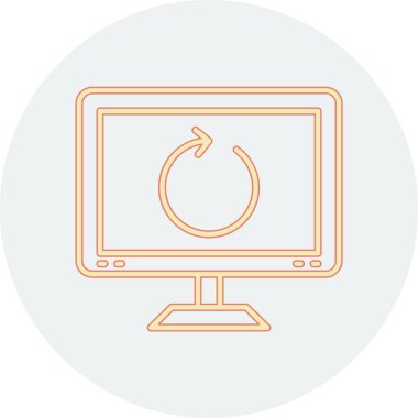 izleyici ikon vektör illüstrasyonu