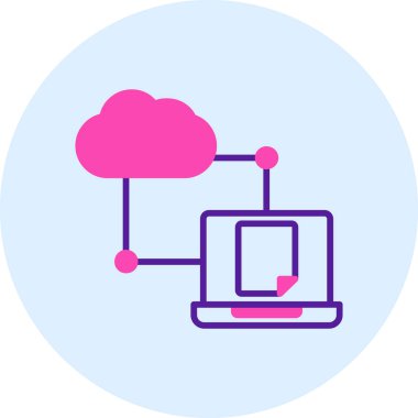 vektör Bulut simgesi illüstrasyonu