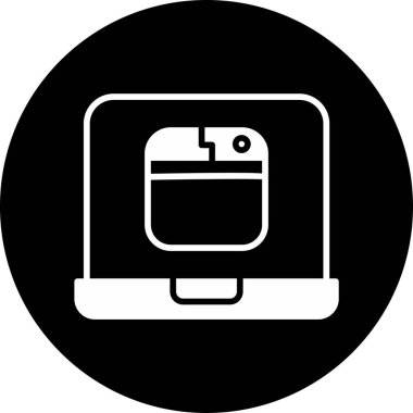 seo modern simgesinin vektör illüstrasyonu