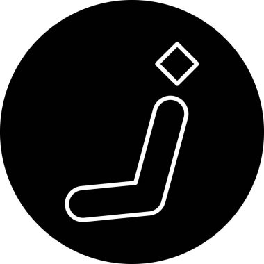 Modern b 'nin vektör illüstrasyonu eksik simgesi