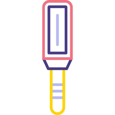 Boya fırçası simgesinin vektör illüstrasyonu