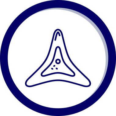 Yoganın simgesi. Düz renk tasarımı. vektör illüstrasyonu.