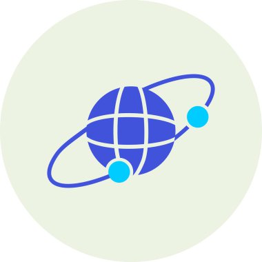 Küresel simge vektör illüstrasyonu