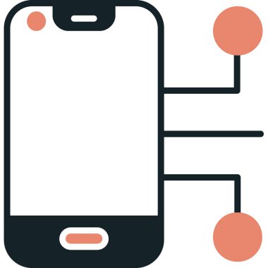 cep telefonu vektör simgesi