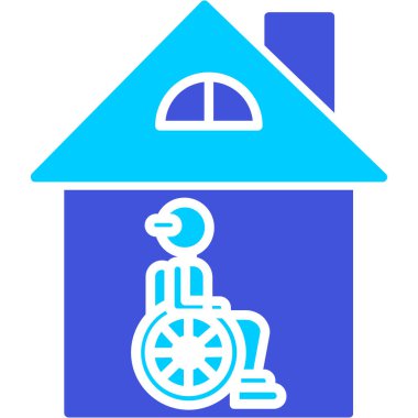 ev inşa web simgesi, beyaz arkaplanda izole edilmiş basit vektör resimleme