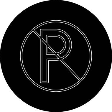 Modern bir işaretin vektör illüstrasyonu