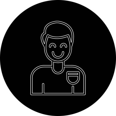 Modern içki yoksunluğunun vektör çizimi