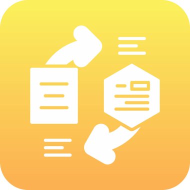 belge simgesi, vektör çizimi