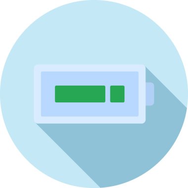 pil simgesi, vektör illüstrasyonu