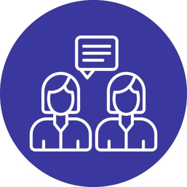 İnsanlar. Web simgesi basit illüstrasyon