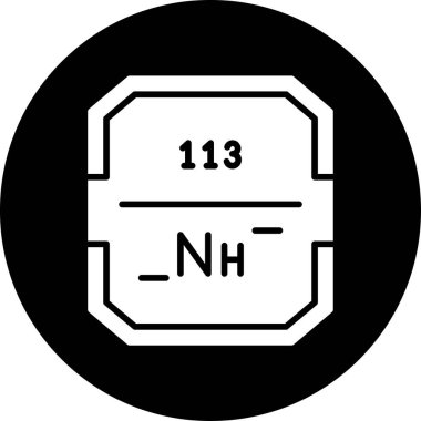 Simgenin periyodik tablosu. Beyaz web 'de izole edilmiş tablo vektör simgesinin basit çizimi