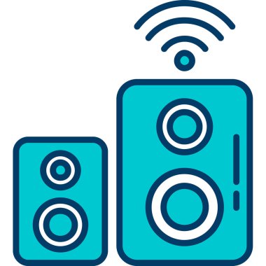 Müzik simgesi vektör illüstrasyonu