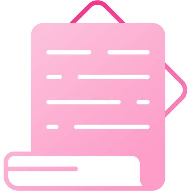 belge dosya vektör simgesi