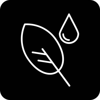 Modern b 'nin vektör illüstrasyonu yaprak simgesinden yoksun