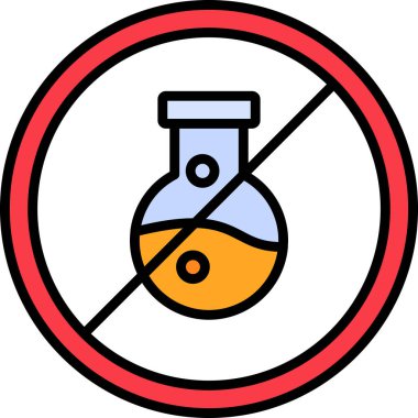 Koruyucu ağ simgesi yok, vektör illüstrasyonu