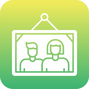 Eşsiz çift vektör simgesi