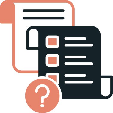 Liste. Web simgesi basit illüstrasyon