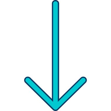 ok simgesi vektör illüstrasyonu