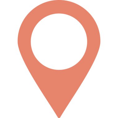 Harita işaretleyici. Basit illüstrasyon