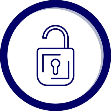 ikon vektör illüstrasyonunu kilitle